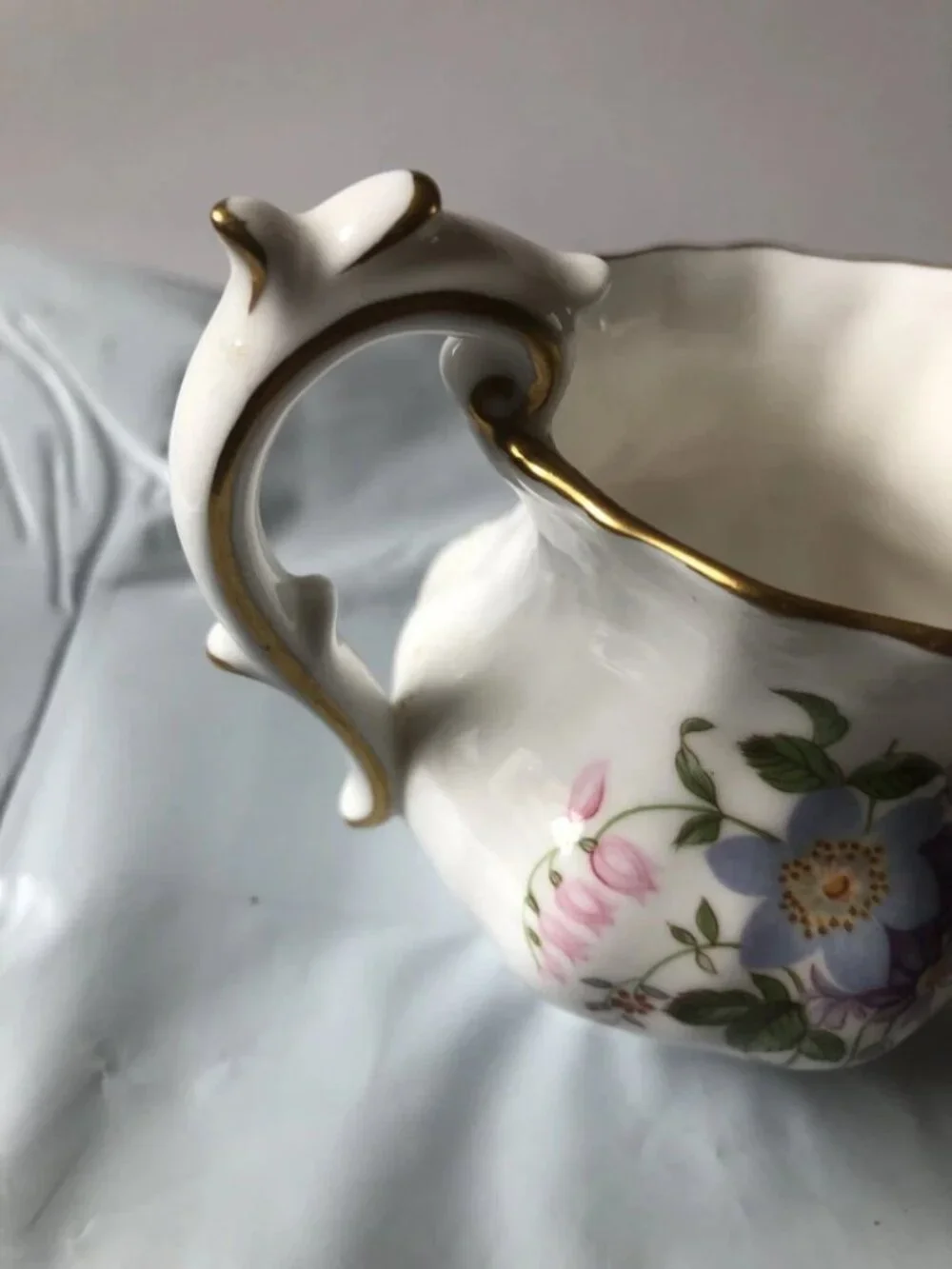 Vintage Royal Crown Derby Derby Posies 3” Bone China Creamer England